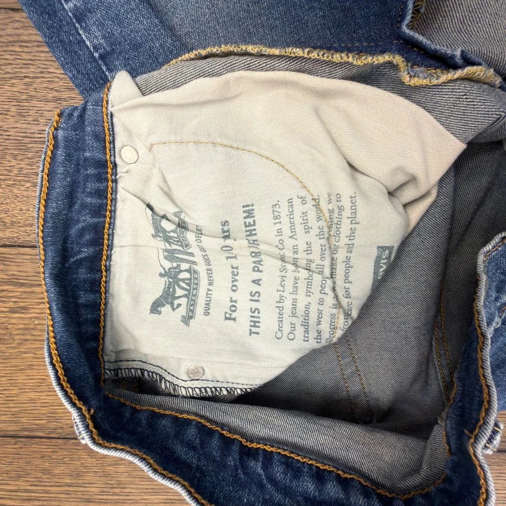Levis‎ 511 Slim Fit Mens Jeans 34x34 Medium Wash Blue Denim WaterLess 04511-1390